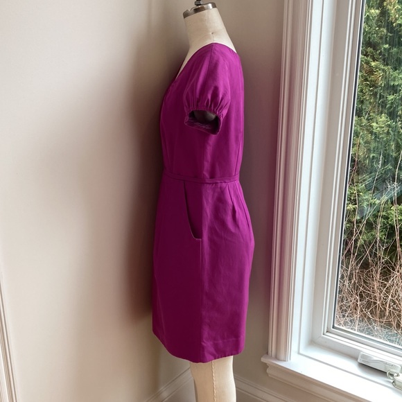 Jcrew purple sheath mini dress - Picture 2 of 5